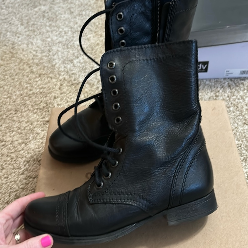 Steve Madden combat boots
